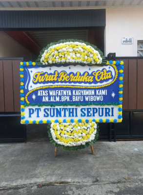 Papan Bunga Duka di Seunuddon